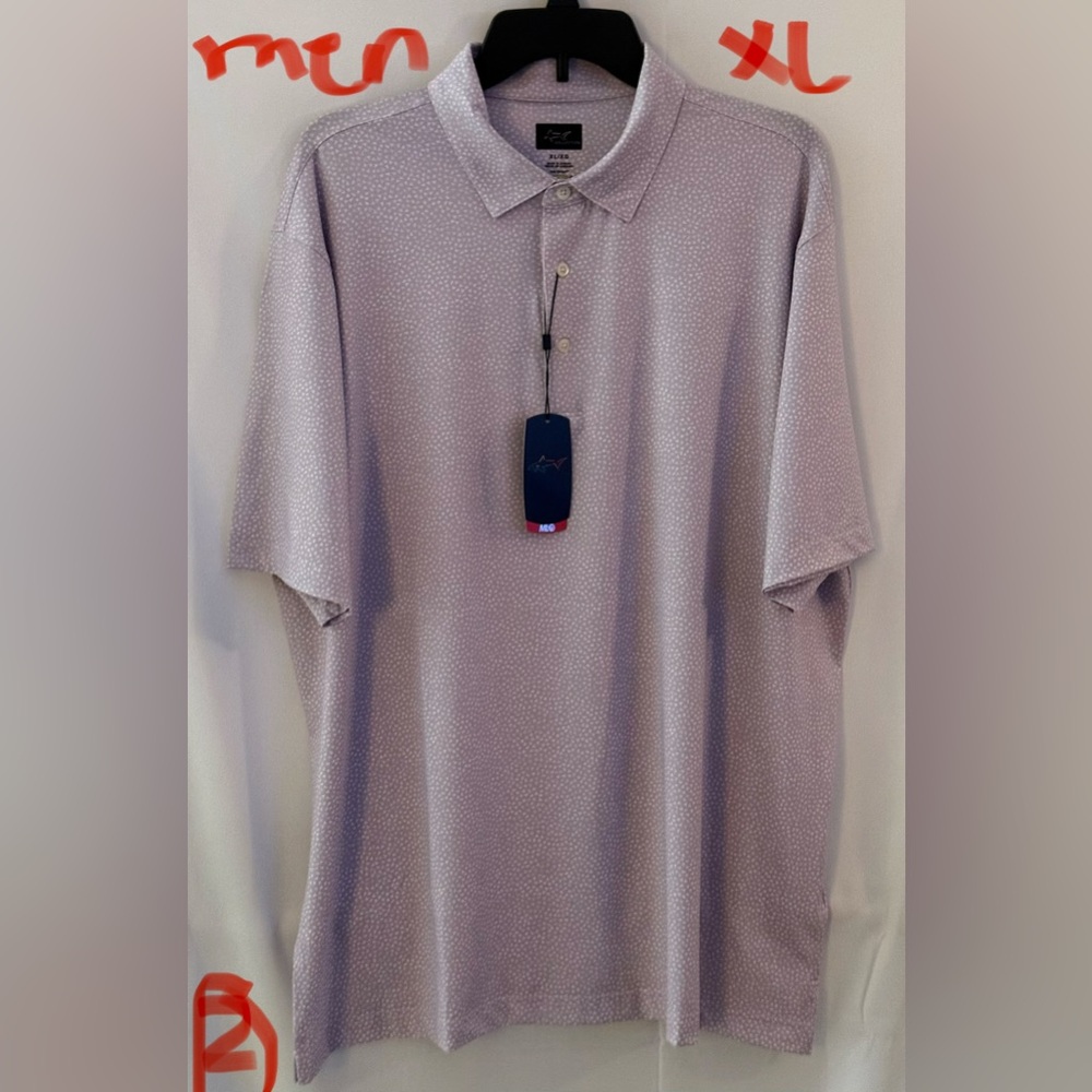 Greg Norman Collection Lavender Polo Shirt